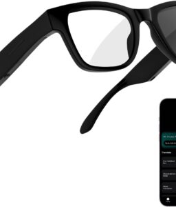 AI Smart Glasses with ChatGPT – Bluetooth, Real-Time Translation, Music & Hands-Free Calls, Photochromic Lenses, UV & Blue Light Protection for Men & Women